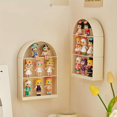 Wall Mounted Action Figures Display Case for Dolls