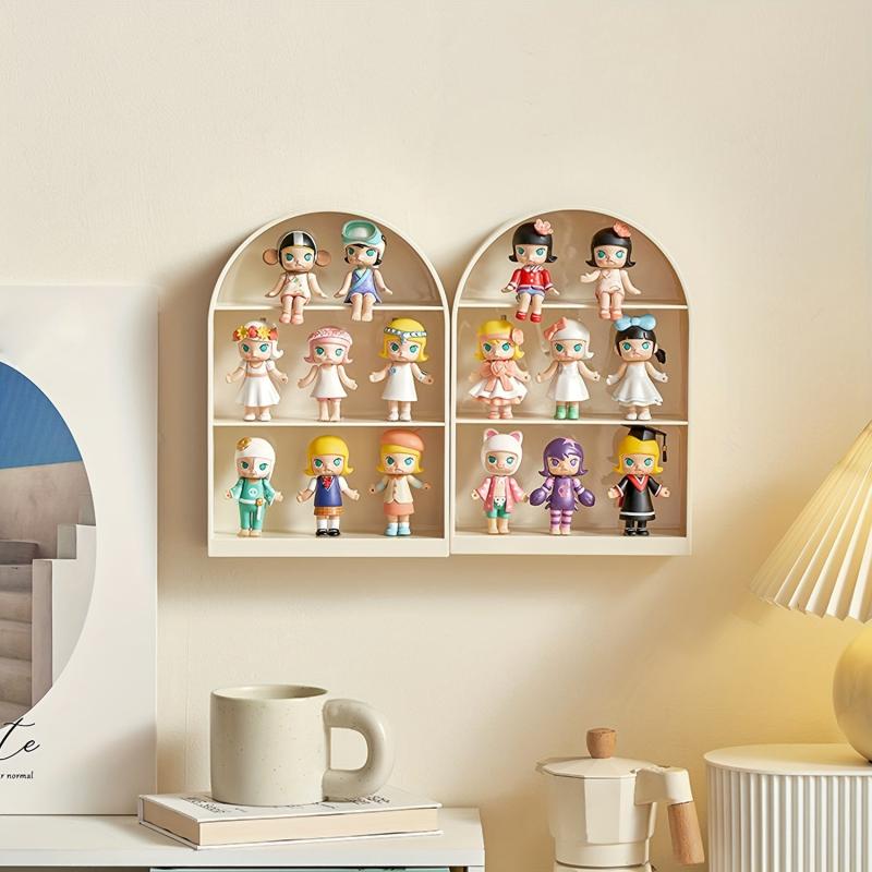 Wall Mounted Action Figures Display Case for Dolls