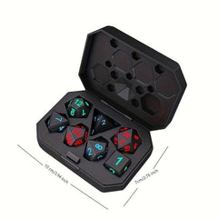 7pcs LED Dice Set Rechargeable Luminous - Christmas Gift