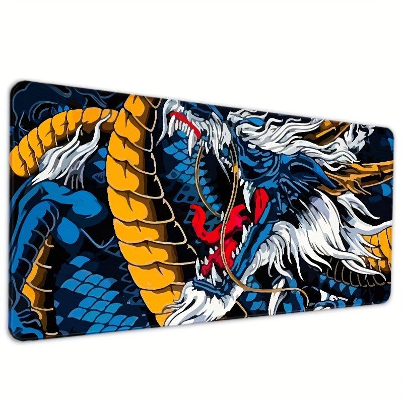 Gaming Table Pad Extended Desk Mousepad with Ergonomic Wrist Rest