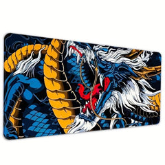 Gaming Table Pad Extended Desk Mousepad with Ergonomic Wrist Rest