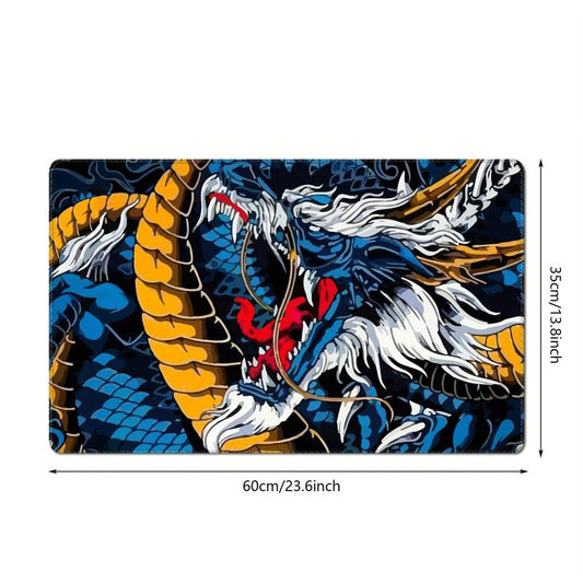Gaming Table Pad Extended Desk Mousepad with Ergonomic Wrist Rest
