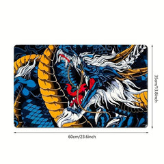 Gaming Table Pad Extended Desk Mousepad with Ergonomic Wrist Rest