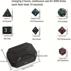 7pcs Electronic LED Dice Set