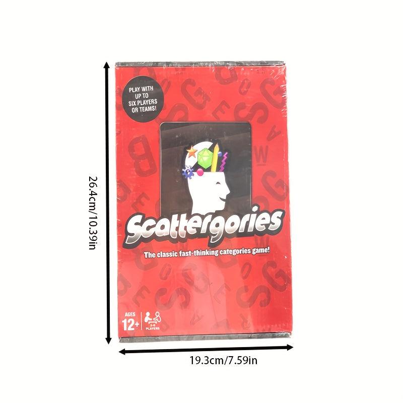 Classic Scattergories for Family Game Night - Adult Party Board Game