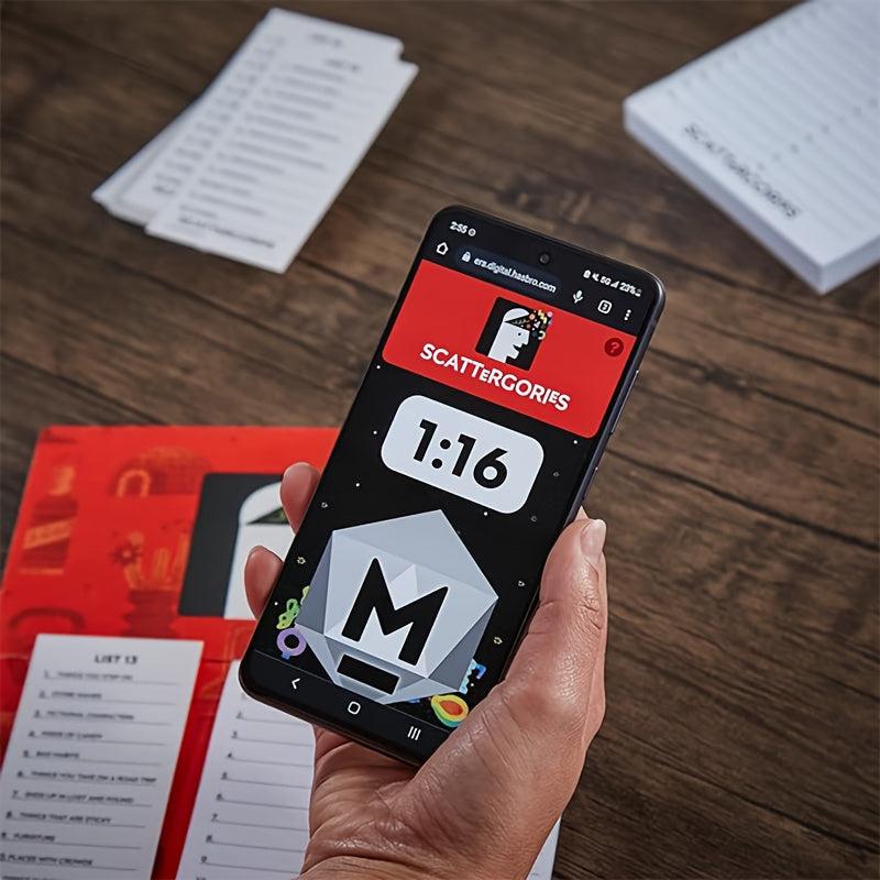 Classic Scattergories for Family Game Night - Adult Party Board Game