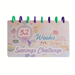 Savings Binder 52 Week Challenge Reusable Budget Book Cash Envelopes