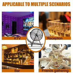Steel Bingo Game Cage Set Adult Family Large scale Party Group Entertainment