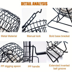 Steel Bingo Game Cage Set Adult Family Large scale Party Group Entertainment