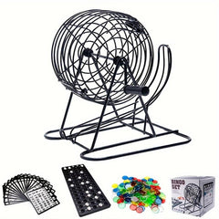 Steel Bingo Game Cage Set Adult Family Large scale Party Group Entertainment