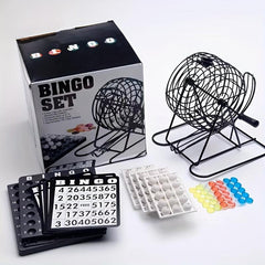 Steel Bingo Game Cage Set Adult Family Large scale Party Group Entertainment
