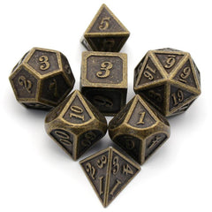 Mini Table Games Metal Dice Set in Pink Red Purple Green