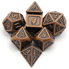 Mini Table Games Metal Dice Set in Pink Red Purple Green