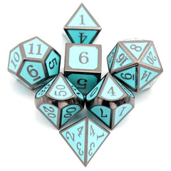 Mini Table Games Metal Dice Set in Pink Red Purple Green