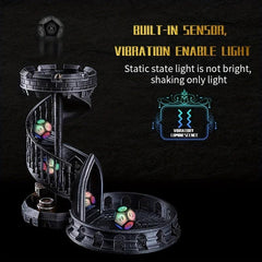 7pcs Rechargeable LED Dice Set for Board Game Nights