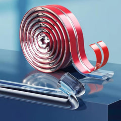 Transparent Bumper Strip for Wooden Table Edges & Corners
