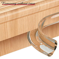 Transparent Bumper Strip for Wooden Table Edges & Corners
