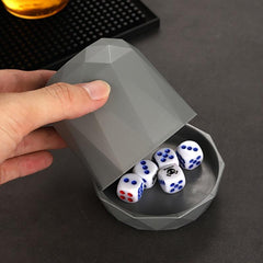 Silent Dice Cup Set Bar Screening Cup Shake Dice Throwing Cup