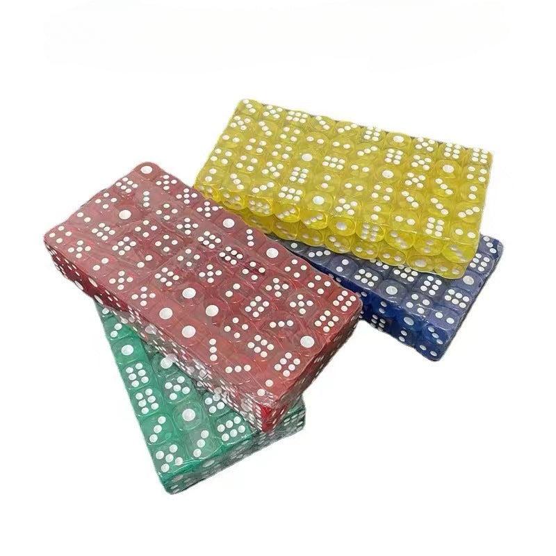 Crystal Chips Chess Transparent Dice Set