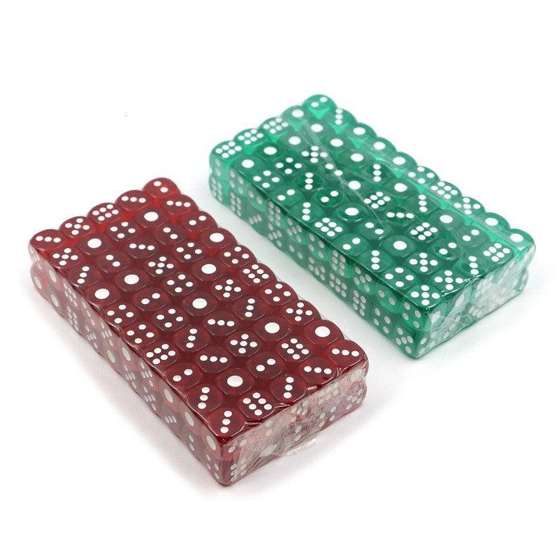 Crystal Chips Chess Transparent Dice Set
