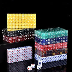 Crystal Chips Chess Transparent Dice Set