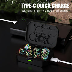 7pcs Christmas LED Dice Set for Board Game
