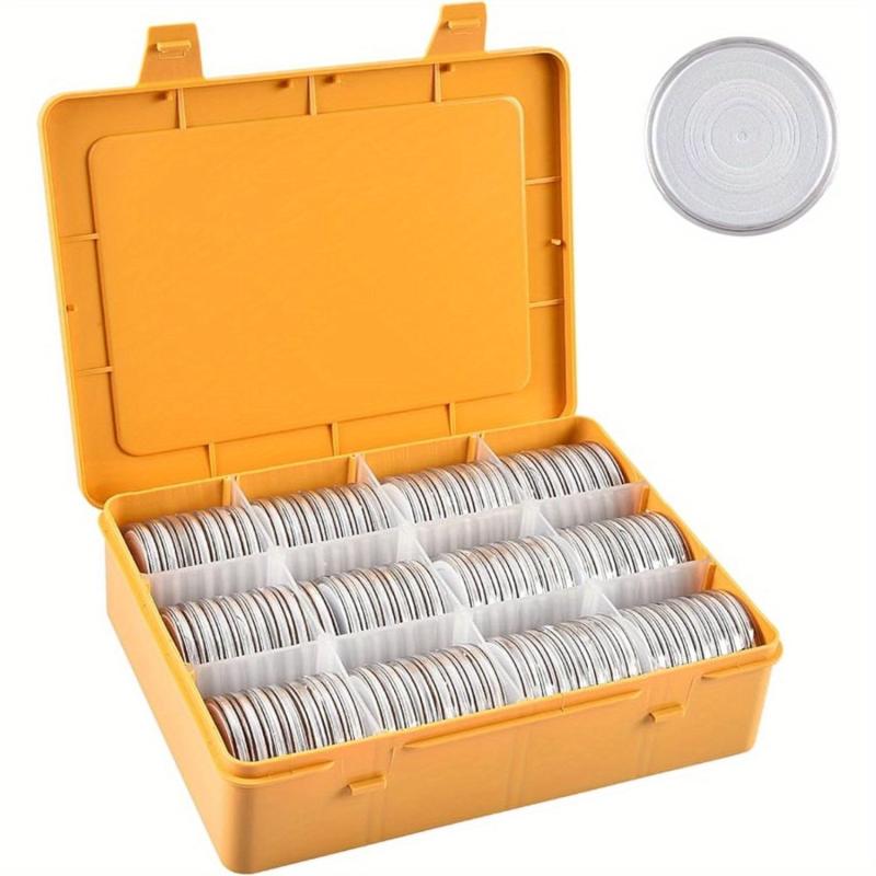 Coin Capsules 46mm 84 Pieces with Storage