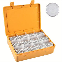 Coin Capsules 46mm 84 Pieces with Storage