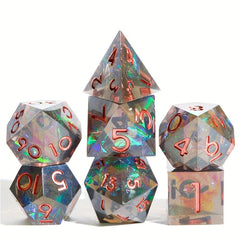 7pcs Polyhedral Dice Set Halloween Board Game Toys