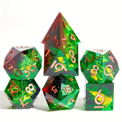 7pcs Polyhedral Dice Set Halloween Board Game Toys