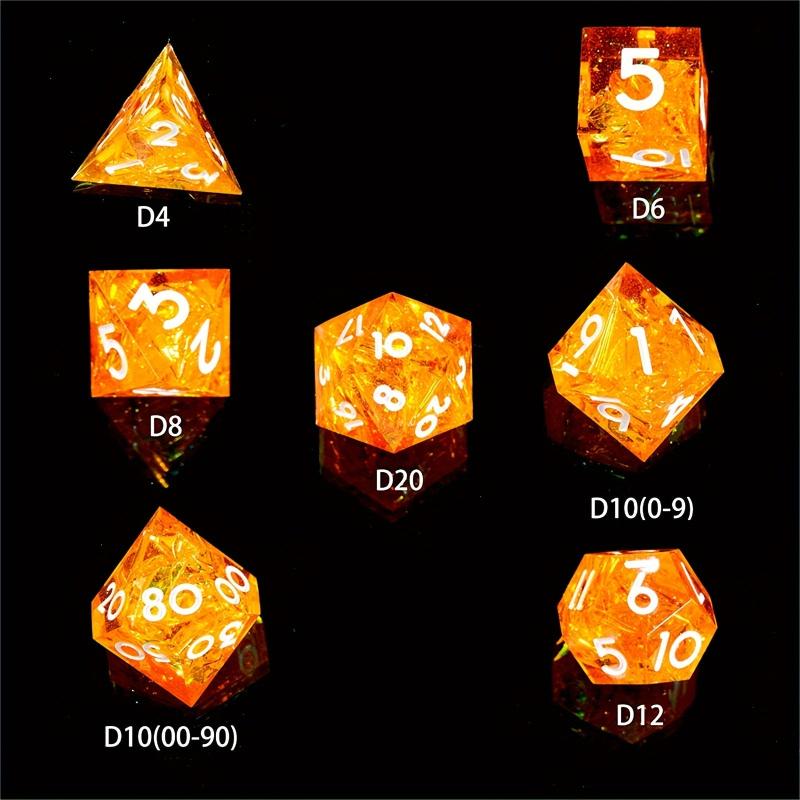 7pcs Polyhedral Dice Set Halloween Board Game Toys