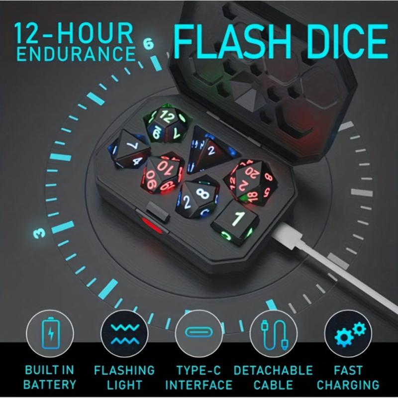 Colorful Electronic Dice Board Game