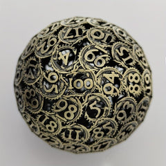 Metal Dragon Hollow D100 Dice for RPG Board Game