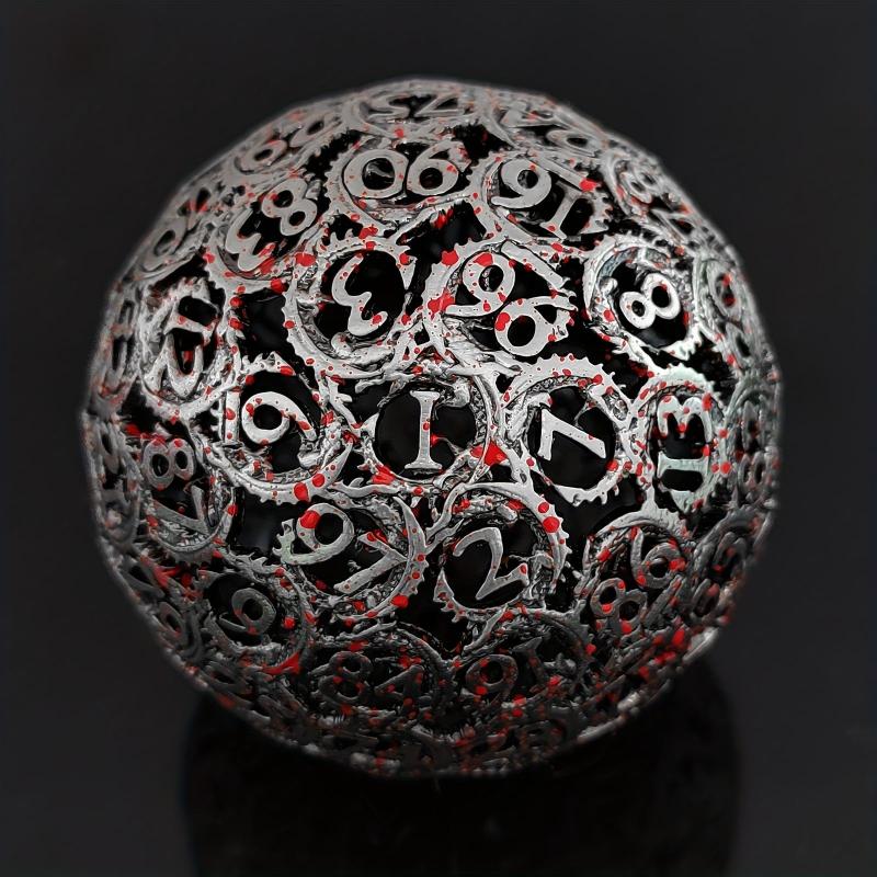 Metal Dragon Hollow D100 Dice for RPG Board Game