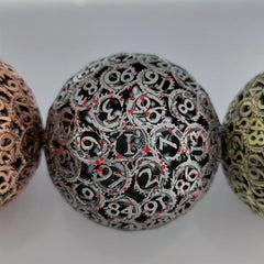 Metal Dragon Hollow D100 Dice for RPG Board Game
