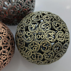 Metal Dragon Hollow D100 Dice for RPG Board Game