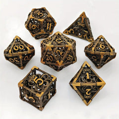 Hand Welded Octopus Dice 7pcs Set Blood Spot Octopus