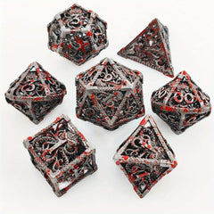 Hand Welded Octopus Dice 7pcs Set Blood Spot Octopus