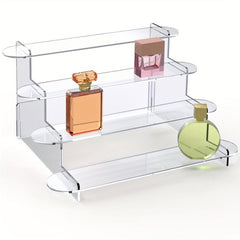 Acrylic 4-Tier Ladder Display Stand Perfume Organizer