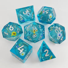 7pcs Quicksand Runner Polyhedral Dice Set for Tabletop Games