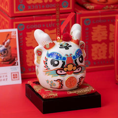 Chinese Dragon Zodiac Dragon Ceramic Piggy Bank Christmas Year Decoration