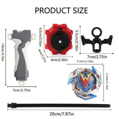 XD168 9 Bursting Top Toy Set 4 in 1 Launcher Gift