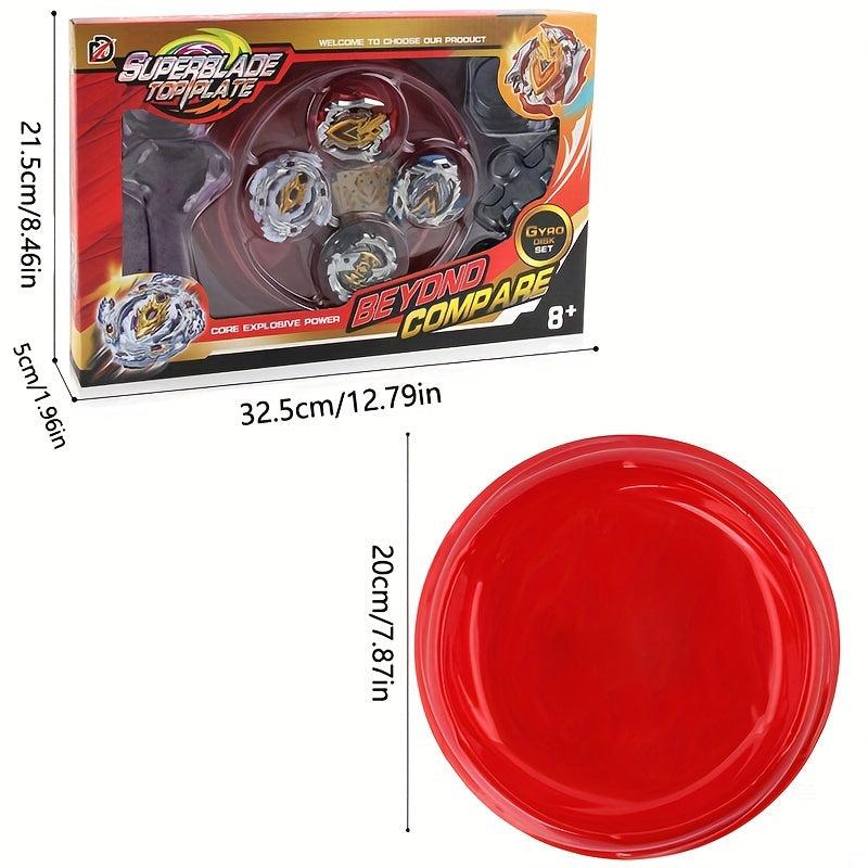 XD168 9 Bursting Top Toy Set 4 in 1 Launcher Gift