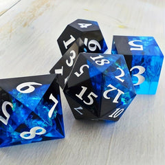 Resin Dice Set Clear Board Game Accessories
