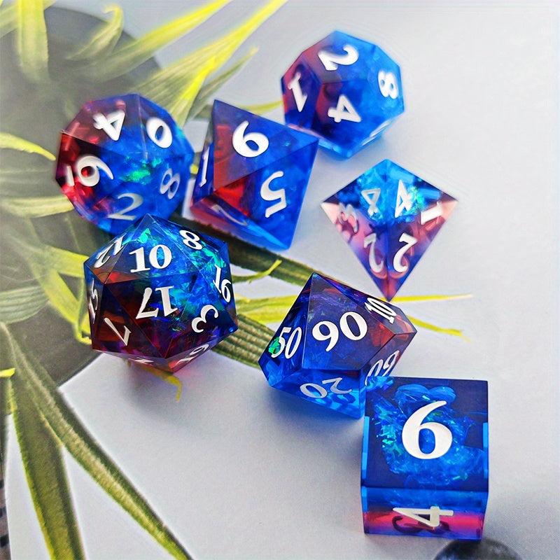 Resin Dice Set Clear Board Game Accessories