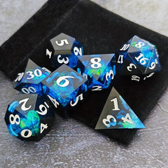 Resin Dice Set Clear Board Game Accessories