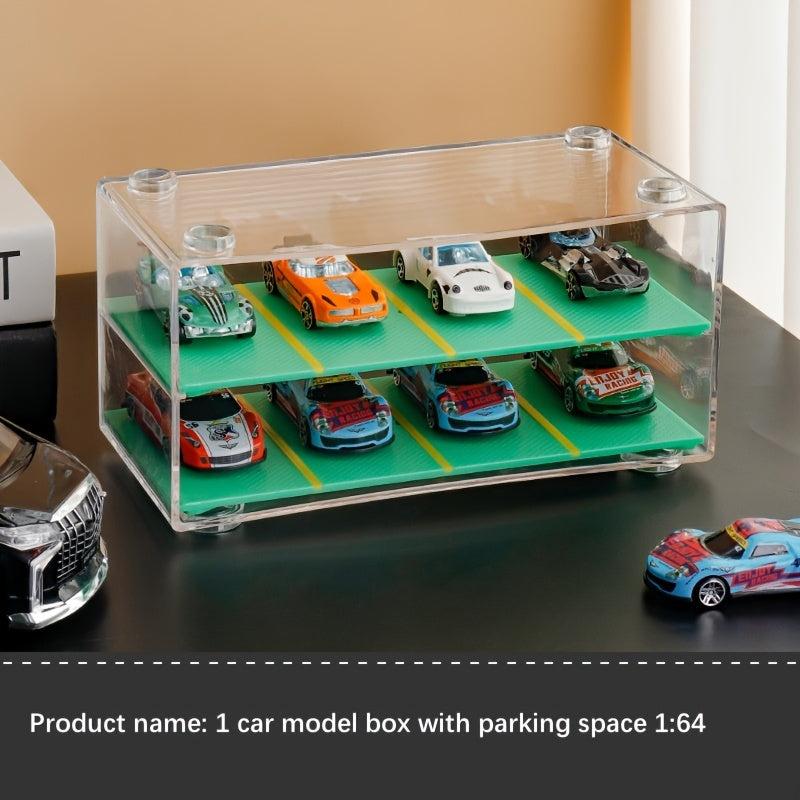 Car Model Storage Box Display Shelf Cabinet Partition