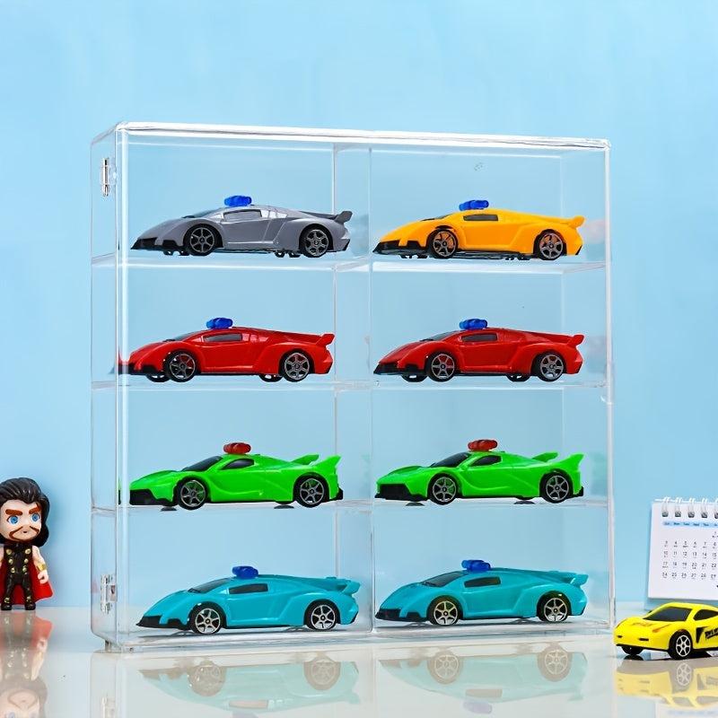 Car Model Storage Box Display Shelf Cabinet Partition