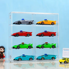 Car Model Storage Box Display Shelf Cabinet Partition