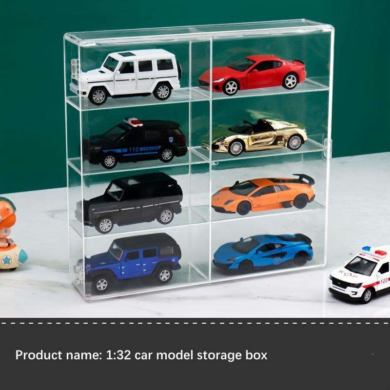Car Model Storage Box Display Shelf Cabinet Partition